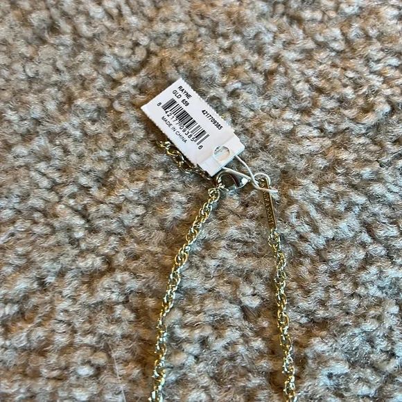 Kendra Scott Rayna gold chain link stone pendant tassel
